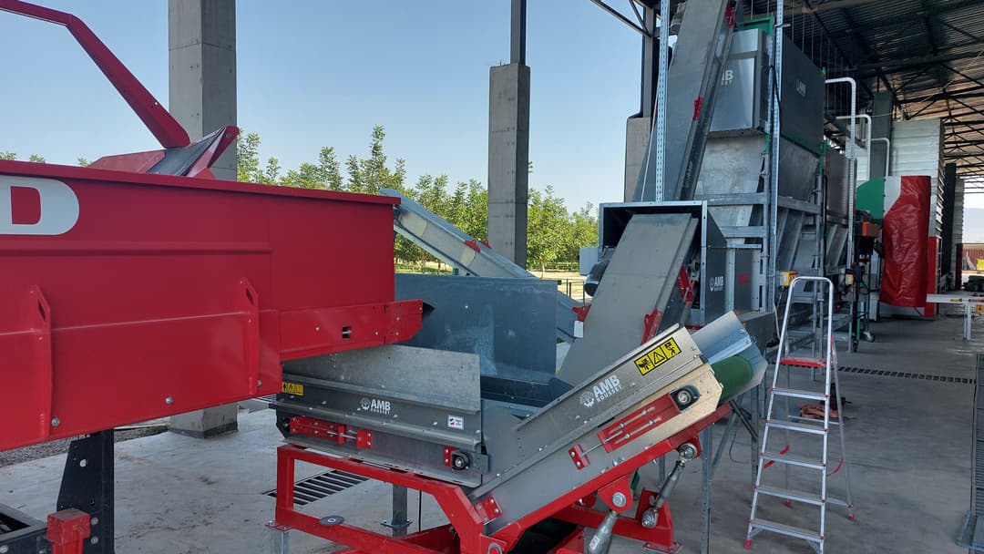 Complete AMB Rousset Walnut Processing Line in Mukhrani