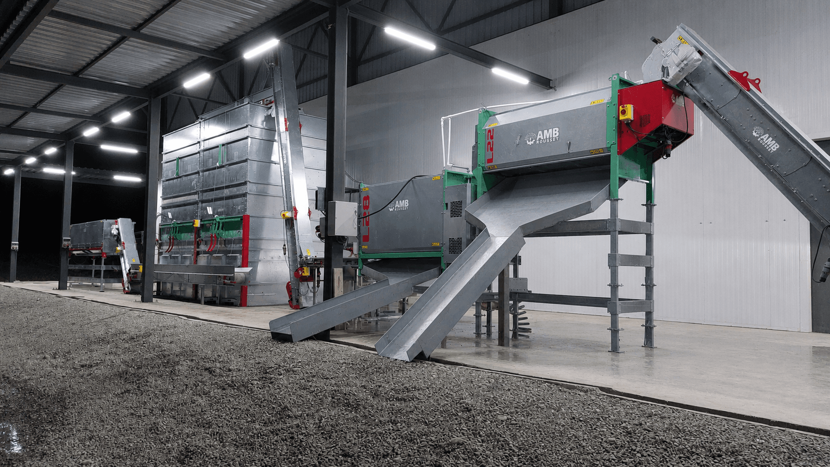 AMB Rousset Walnut Processing and Cracking Line for Akuris Zvrebi LLC